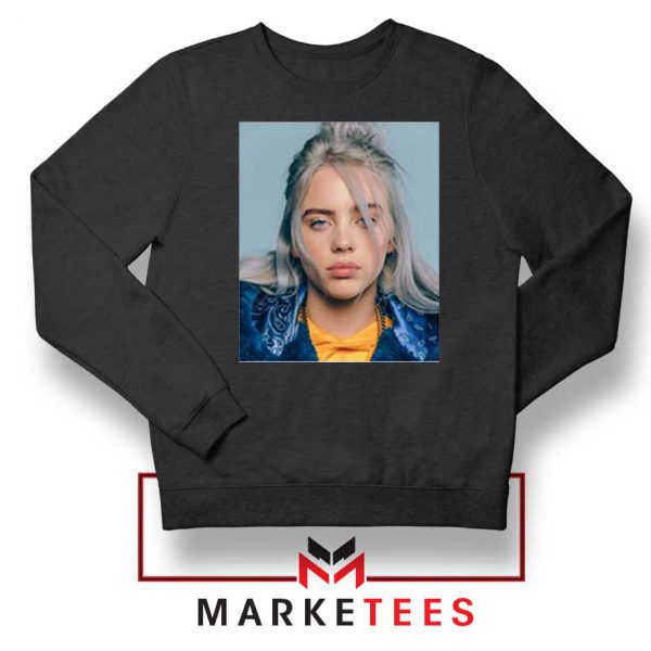 Buy Billie Eilish Music Star Black Sweatshirt