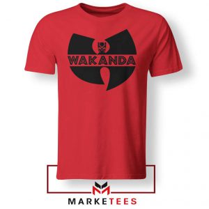 Buy Cheap Wakanda Logo Red Tee Shirt