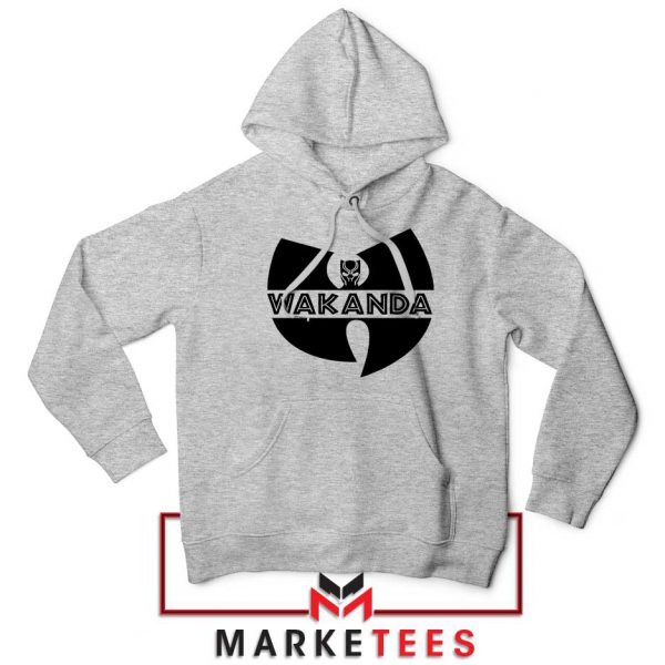 Buy Cheap Wakanda Logo Sport Grey Hoodie