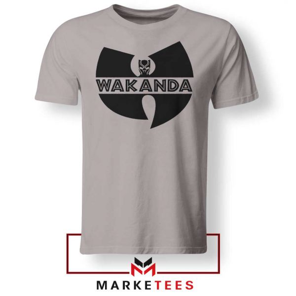 Buy Cheap Wakanda Logo Sport Grey Tee Shirt