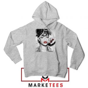 Buy Rihanna Music Singer Sport Grey Hoodie