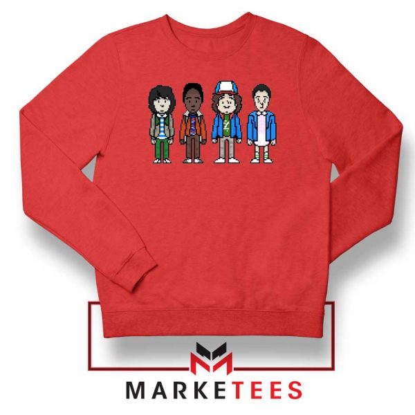 Characters Stranger Things Red Sweater