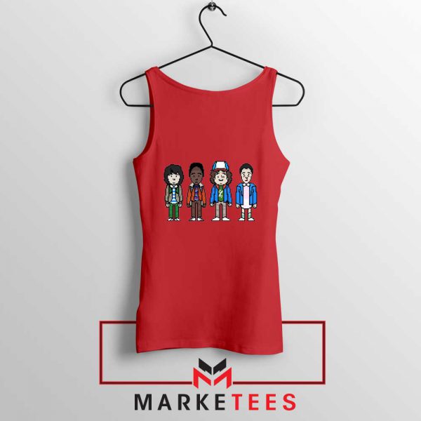 Characters Stranger Things Red Tank Top