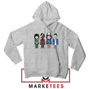 Characters Stranger Things Sport Grey Hoodie