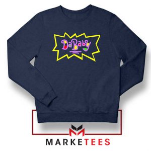 Cheap Rugrats Dababy Navy Blue Sweatshirt