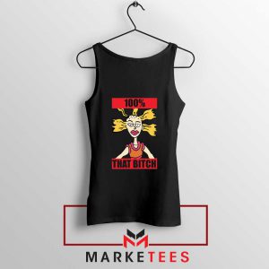 Cynthia Rugrats Nickelodeon Black Tank Top