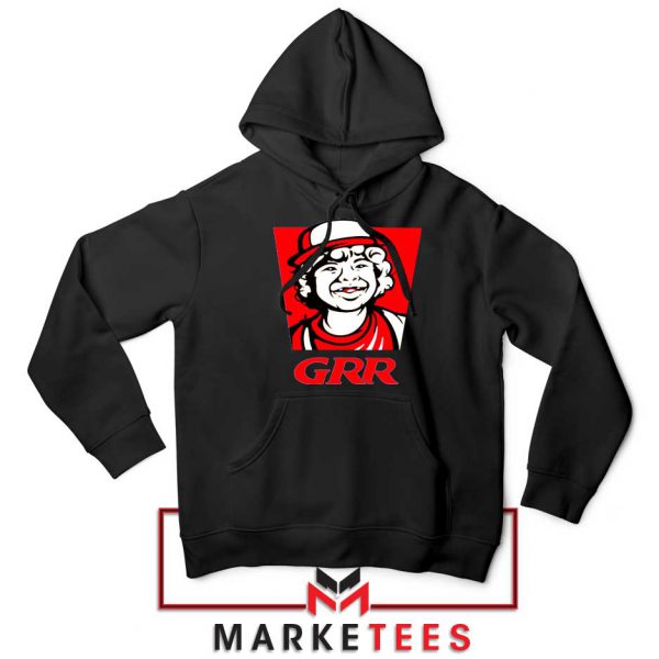 Dustin Henderson GRR Parody Black Hoodie