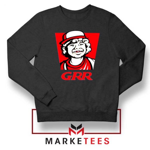 Dustin Henderson GRR Parody Black Sweater