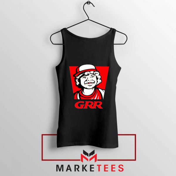 Dustin Henderson GRR Parody Black Tank Top