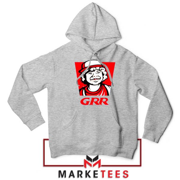 Dustin Henderson GRR Parody Sport Grey Hoodie