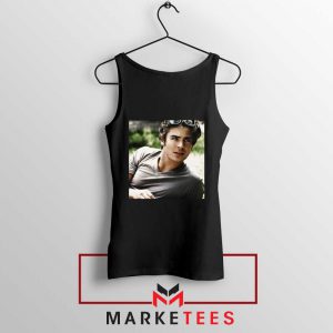 Efron Actor Black Tank Top