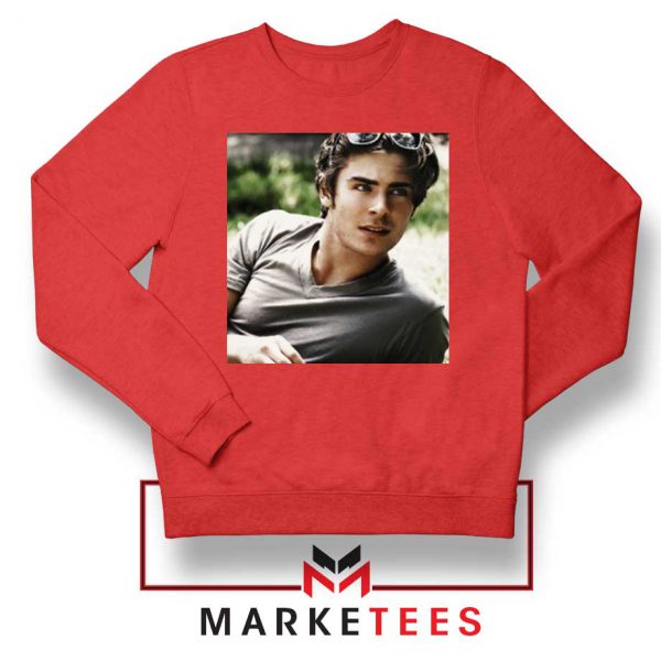 Efron Actor Red Sweatshirt