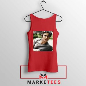 Efron Actor Red Tank Top