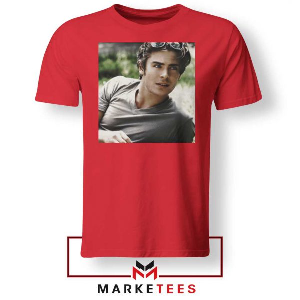 Efron Actor Red Tshirt