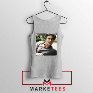 Efron Actor Sport Grey Tank Top