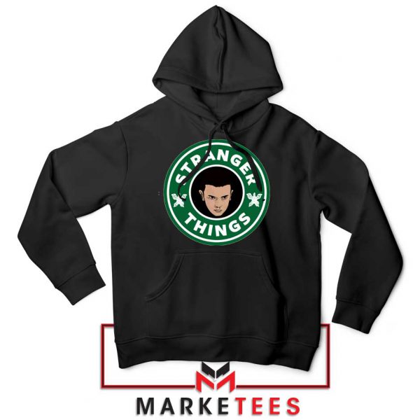 Eleven Starbucks Parody Black Hoodie
