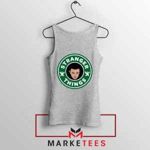 Eleven Starbucks Parody Sport Grey Tank Top