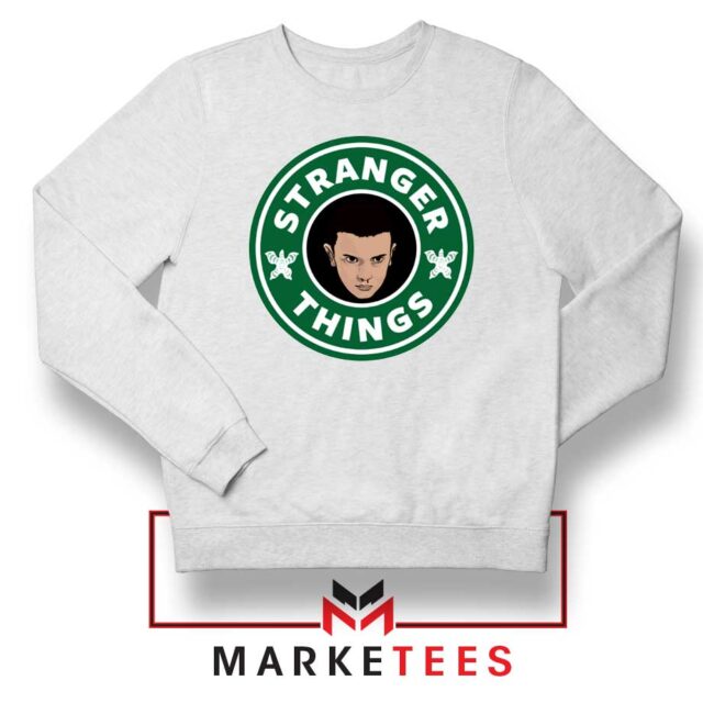 Eleven Starbucks Parody Sweatshirt Stranger Things Sweaters
