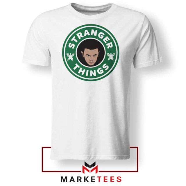 Eleven Starbucks Parody Tee Shirt Stranger Things Tshirts