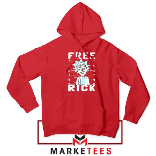 Free Rick And Morty Red Hoodie