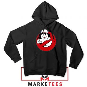 Ghostbusters Parody Dustin Black Hoodie