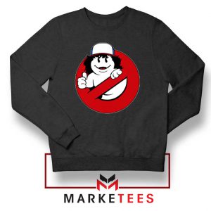 Ghostbusters Parody Dustin Black Sweatshirt