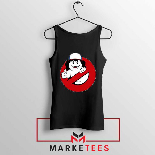 Ghostbusters Parody Dustin Black Tank Top