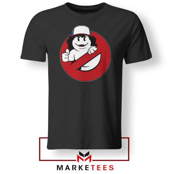 Ghostbusters Parody Dustin Black Tee Shirt