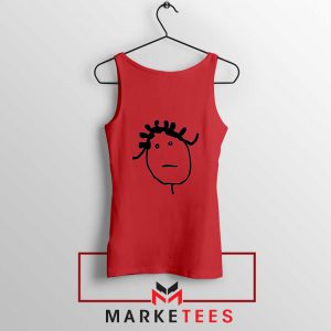 Instagram Icon Rihanna Red Tank Top