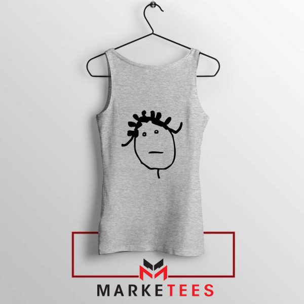 Instagram Icon Rihanna Sport Grey Tank Top