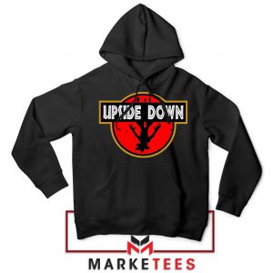 Jurassic Park Upside Down Black Hoodie