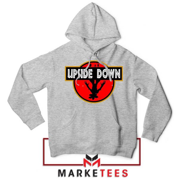 Jurassic Park Upside Down Sport Grey Hoodie