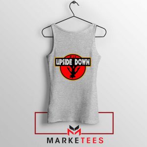 Jurassic Park Upside Down Sport Grey Tank Top