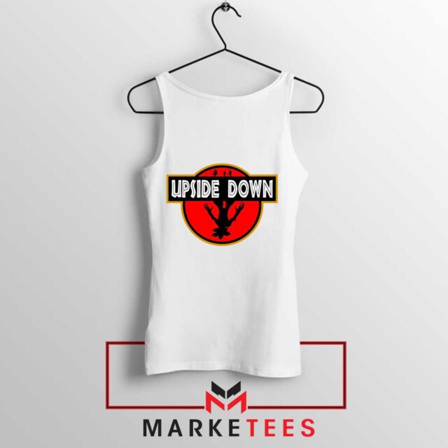 Jurassic Park Upside Down Tank Top Stranger Things Tops