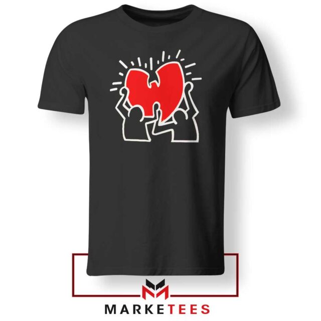 Keith Haring Rapper Parody Tshirt Wu-Tang Group Tee Shirts