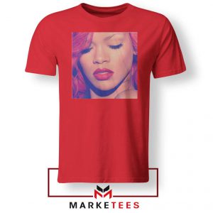 Loud Album Rihanna Red Tee Shirt