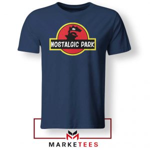 Nostalgic Park Reptar Navy Blue Tshirt