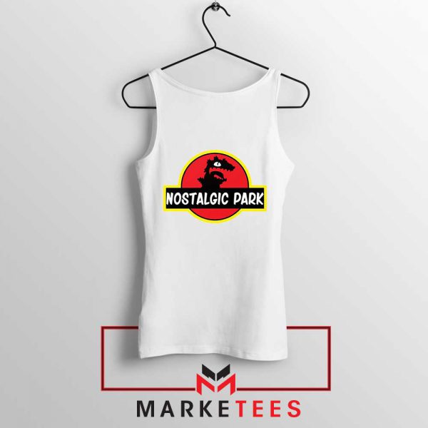 Nostalgic Park Reptar White Tank Top