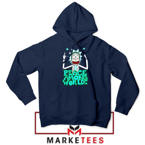 Peace Among Worlds Navy Blue Hoodie