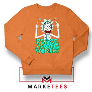 Peace Among Worlds Orange Sweatshirt