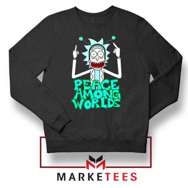 Peace Among Worlds Sweatshirt Rick and Morty Sweaters S-2XL