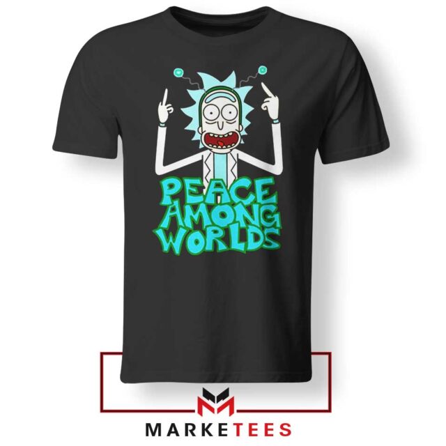 Peace Among Worlds Tshirt Rick and Morty Tee Shirts S-3XL