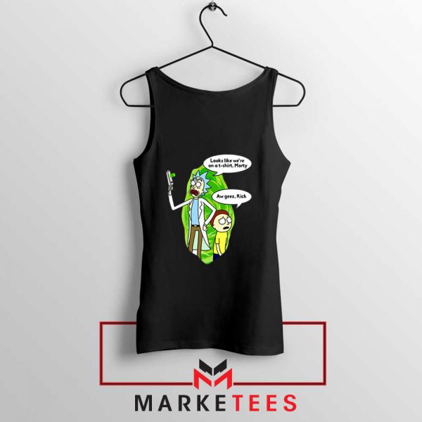 Rick And Morty Looks Like We're On A Phone Tank Top