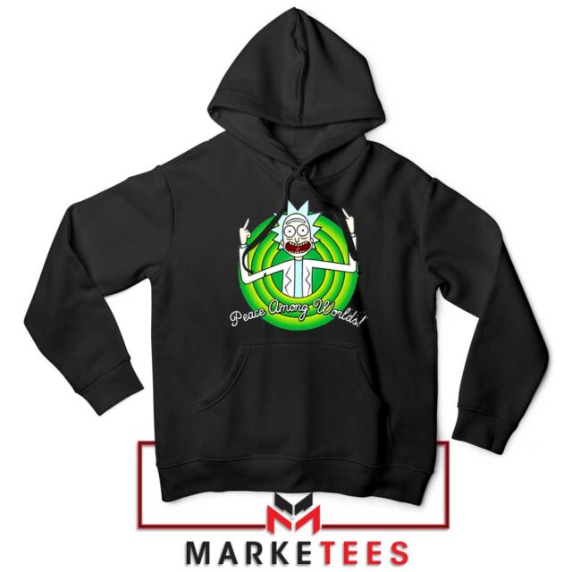 Rick And Morty Peace Among Worlds Hoodie American Sitcoms