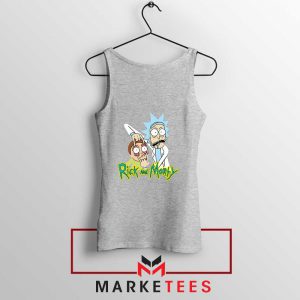 Rick and Morty Eyes Open Sport Grey Tank Top