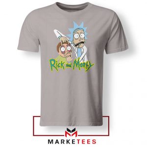 Rick and Morty Eyes Open Sport Grey Tshirt