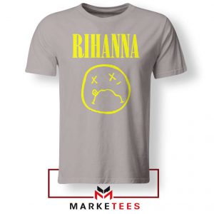 Rihanna Nirvana Sport Grey Tee Shirt