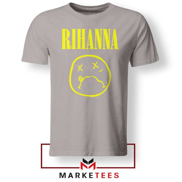 Rihanna Nirvana Sport Grey Tee Shirt