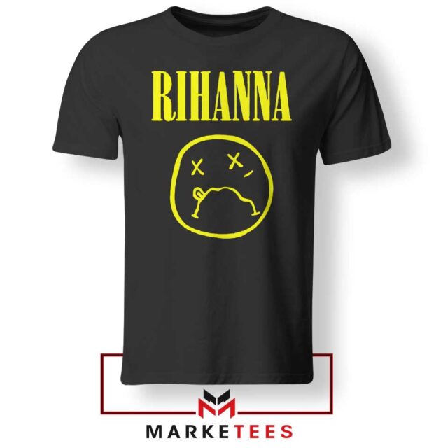 Rihanna Nirvana Tee Shirt Best Cheap Pop Music Tshirts