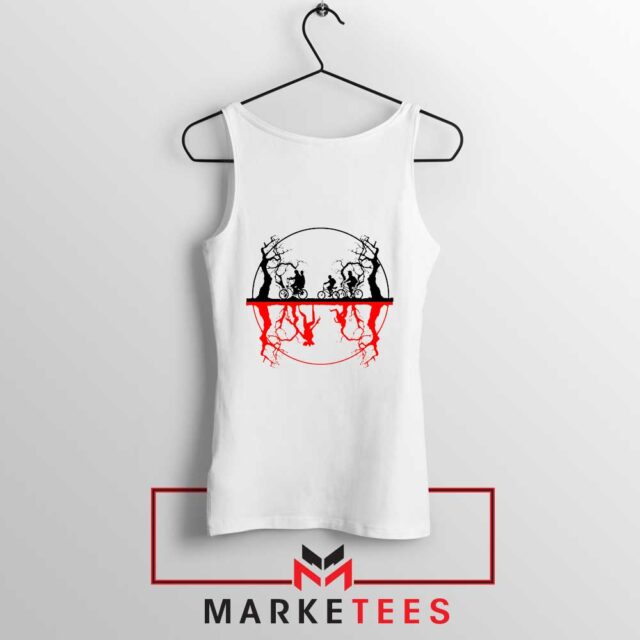 Silhouettes Upside Down Tank Top Stranger Things Tops